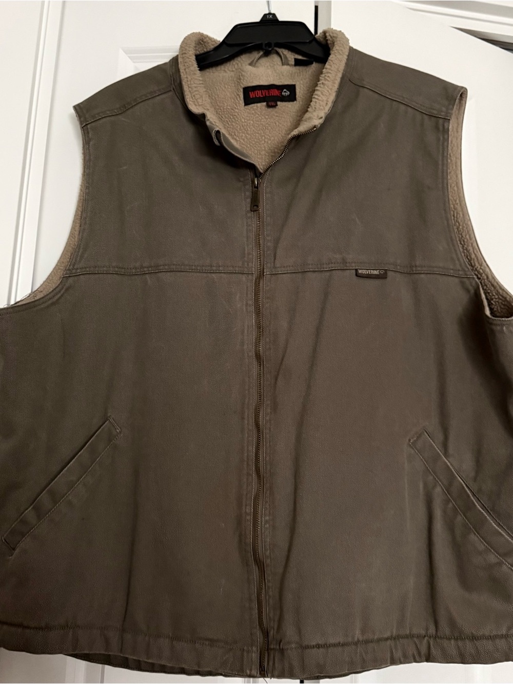 Wolverine Jaxon Sherpa‑Lined Canvas Vest